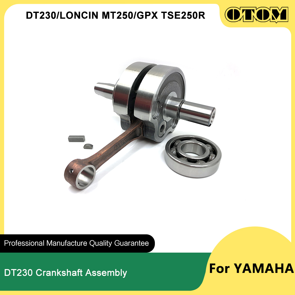 Motorcycle Crankshaft - OTOM DT230 MT250 Motosiklet Krank Mili