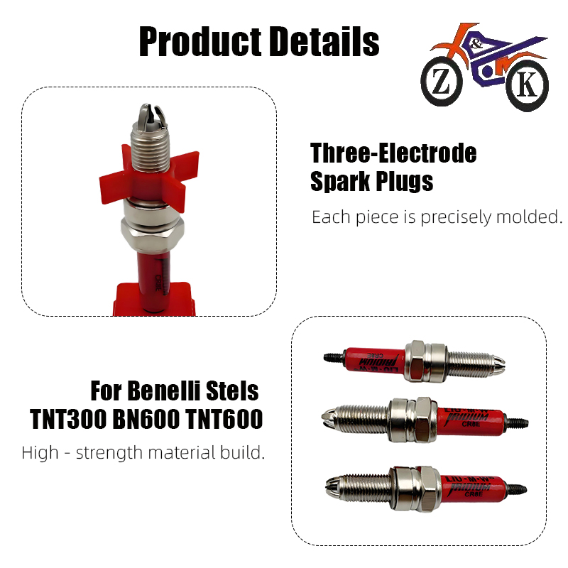 1 adet CR8E 3-elektrot EFI mot - Motorcycle Spark Plug incelemesi ve fiyatı